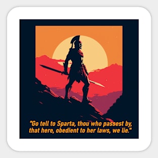 This Is Sparta! - Design 2 Sticker